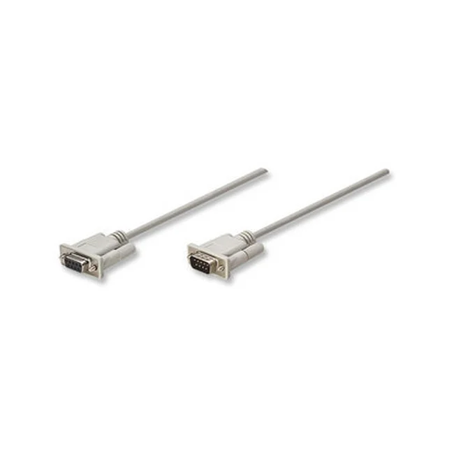 Manhattan 3m Serial Cable cable serial Gris DB9 M DB9 FM