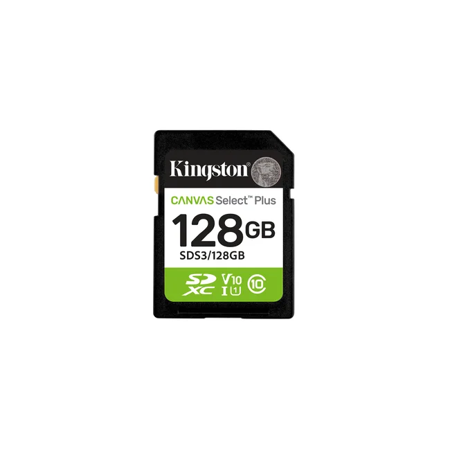 Kingston Technology Canvas Select Plus Gen3 128 GB SD UHS-I Clase 10