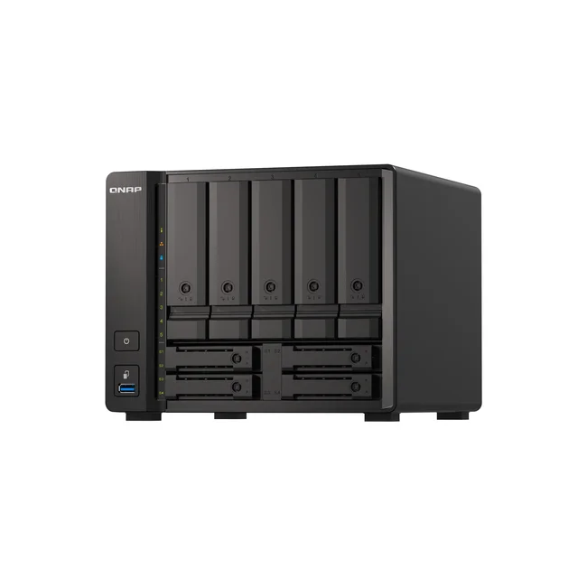 QNAP TS-h973AX NAS Tower Ryzen Embedded V1500B 8 GB DDR4 0 TB QuTS hero Negro image 10