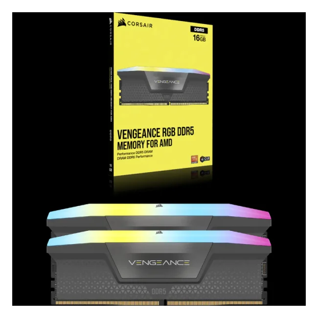 Corsair Vengeance RGB CMH32GX5M2B5200Z40K módulo de memoria 32 GB 2 x 16 GB DDR5 5200 MHz image 6