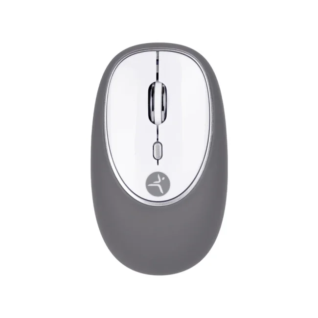 TechZone Jelly-Mate Grey ratón Universal Ambidiestro RF inalámbrico Óptico 1200 DPI