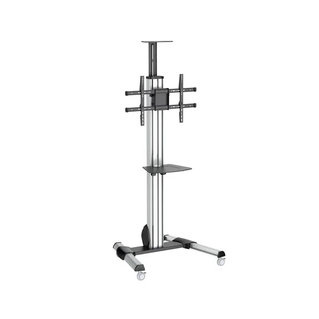 StarTech.com Carro de Transporte para Televisor de 32 a 70 Pulgadas - Carrito AV Móvil Mesa Rodante para TV VESA con Ajuste de un Toque