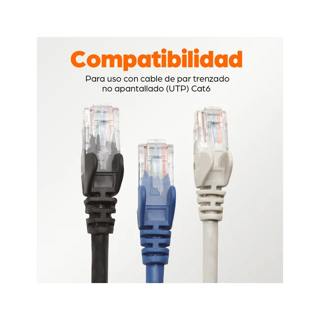 Intellinet JACK RJ45 CAT6 KEYSTONE DE IMPACTO BLANCO image 11