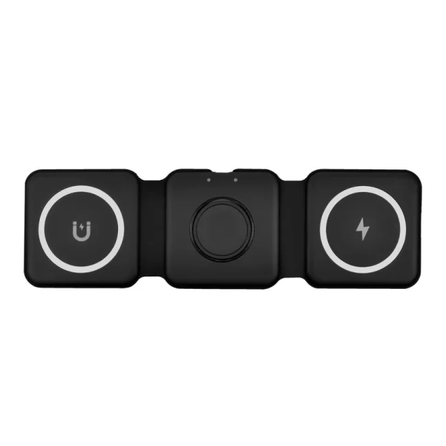 Perfect Choice PC-241034 cargador de dispositivo móvil Audífonos, Smartphone, Reloj inteligente Negro USB Cargador inalámbrico Carga rápida Interior image 3