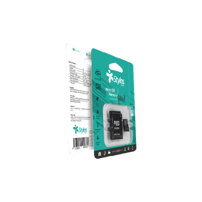 Stylos STMSD81B memoria flash 8 GB MicroSD Clase 4 image 3