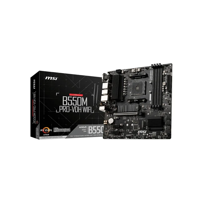 MSI B550M PRO-VDH WIFI placa base AMD B550 Enchufe AM4 Micro ATX