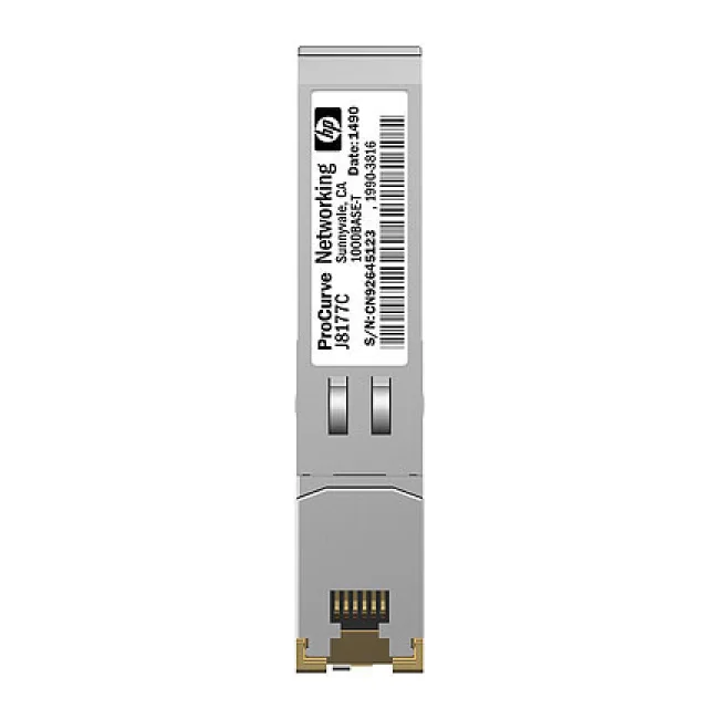 HPE X120 1G SFP RJ-45 T módulo de red del transceptor Cobre 1000 Mbit/s