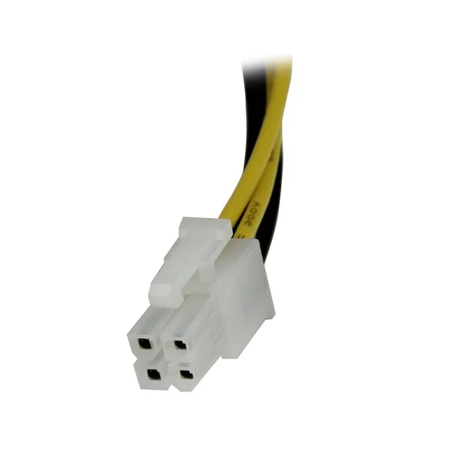 StarTech.com Cable 20cm ATX Extensión Macho a Hembra 4 Pines de Placa Madre Corriente Poder Interno P4 image 6