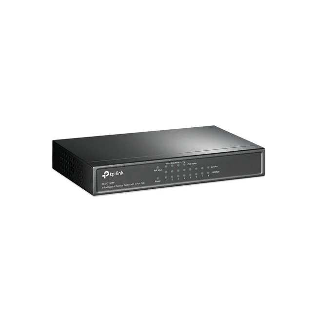 TP-Link TL-SG1008P dispositivo de redes No administrado Gigabit Ethernet (10/100/1000) Energía sobre Ethernet (PoE) Avellana image 12