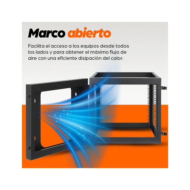 Intellinet Rack abierto de 19" para montaje en pared, 4 postes, 9U image 21