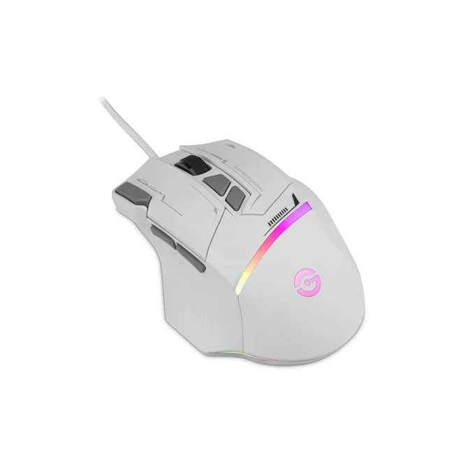 Getttech GPM-RGBWR-G1-WH ratón Juego Diestro USB tipo A 7200 DPI image 5