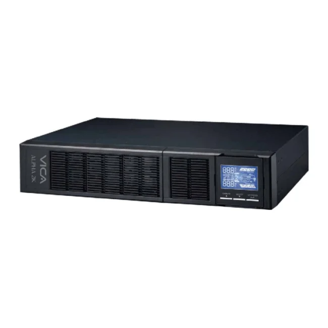 Vica ALPHA 2K sistema de alimentación ininterrumpida (UPS) Doble conversión (en línea) 2 kVA 2000 W 8 salidas AC image 3