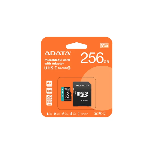 ADATA Premier Pro 256 GB MicroSDXC UHS-I Clase 10