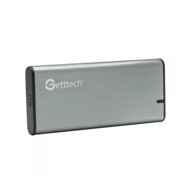 Getttech GCE-M231-01 caja para disco duro externo Carcasa para SSD Aluminio 2.5"