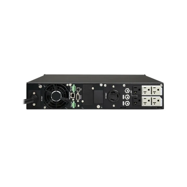 Tripp Lite SMART3000RM2U UPS SmartPro UPS de línea interactiva con onda senoidal de 3000VA 3000 W 120 V - 7 tomas de corriente, opción de tarjeta de red, LCD, USB, DB9, montaje en rack/torre de 2U. image 9