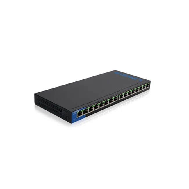 Linksys LGS116P dispositivo de redes No administrado Gigabit Ethernet (10/100/1000) Energía sobre Ethernet (PoE) Negro