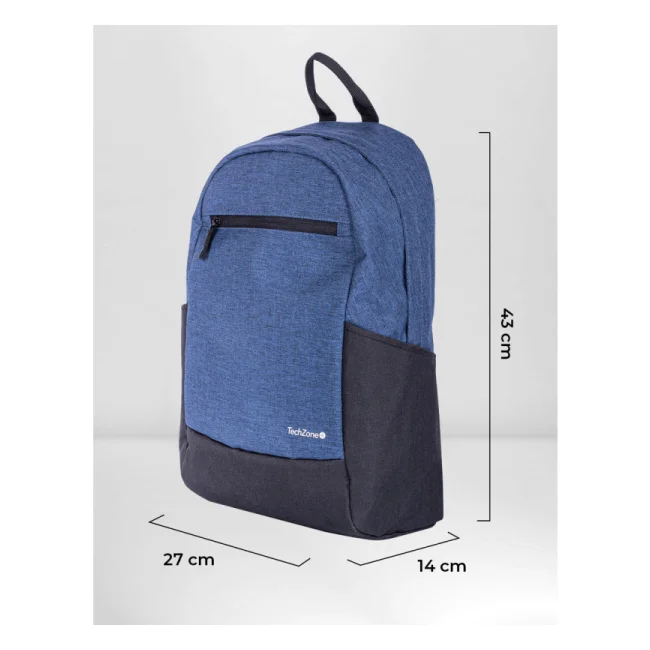 TechZone TZLBP16 mochila City backpack Azul Poliéster image 6