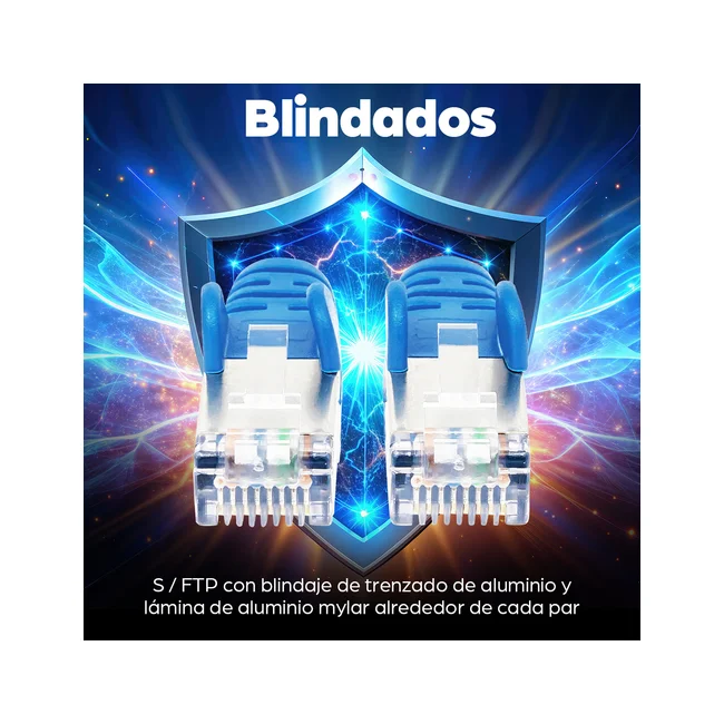 Intellinet Cable de Red Cat6a S/FTP, 7.6 m, Azul image 11