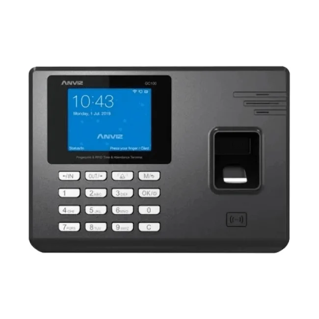 Anviz GC100 sistema de seguridad Negro