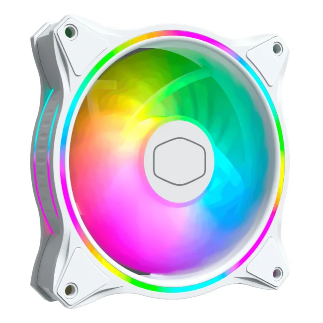 Cooler Master MasterFan MF120 Halo White Edition Gabinete de la computadora Ventilador 12 cm Blanco 1 pieza(s)