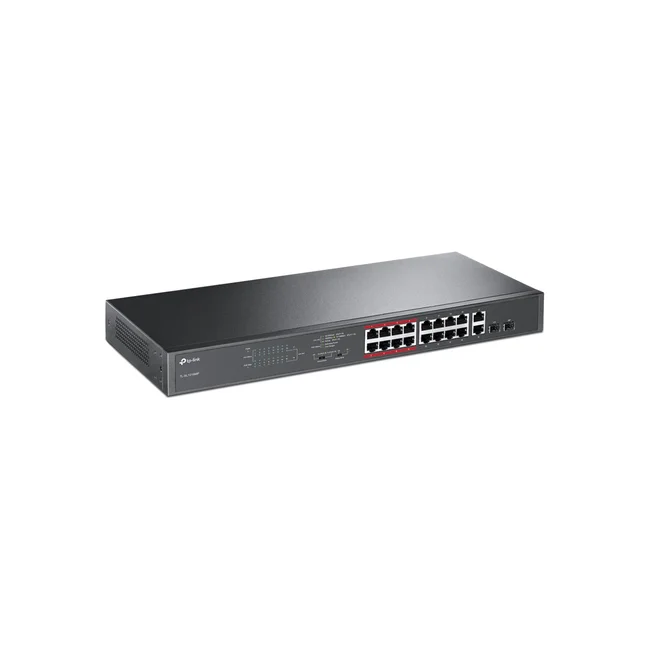 TP-Link TL-SL1218MP dispositivo de redes No administrado Fast Ethernet (10/100) Energía sobre Ethernet (PoE) Negro image 9