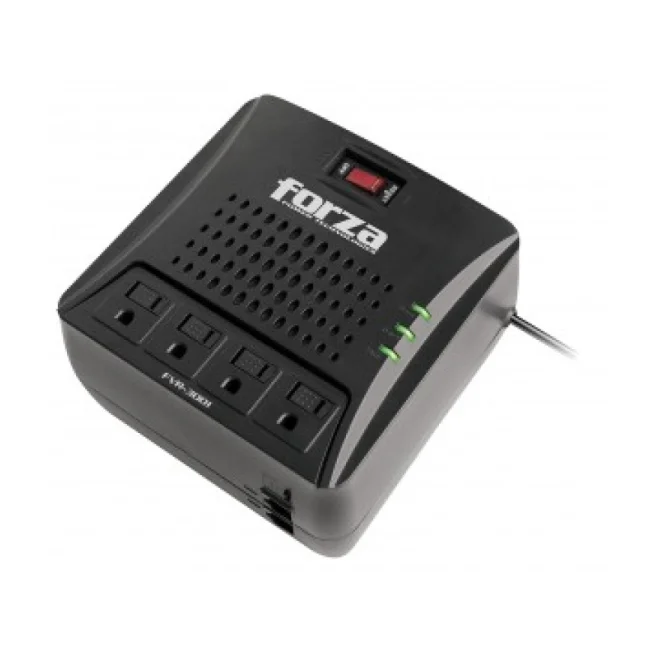 Forza Power Technologies FVR-3001M regulador de voltaje 4 salidas AC 120 V Negro image 5