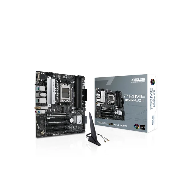 ASUS PRIME B650M-A AX II placa base AMD B650 Enchufe AM5 Micro ATX image 8