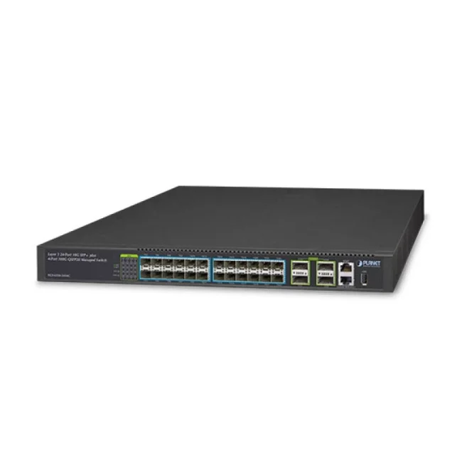 PLANET XGS-6350-24X4C dispositivo de redes Gestionado L3 1U Negro