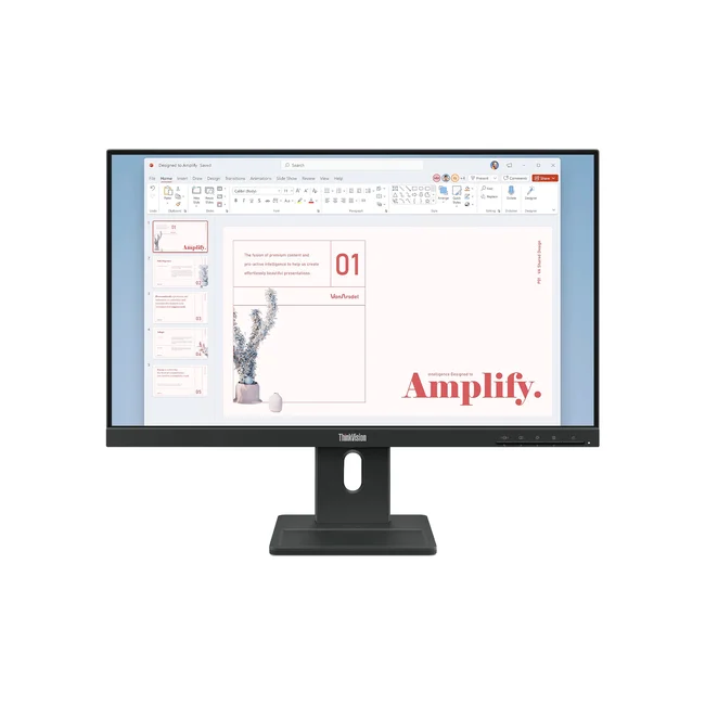 Lenovo ThinkVision E24-40 monitor de computadora 60.5 cm (23.8") 1920 x 1080 Pixeles Full HD LED Negro