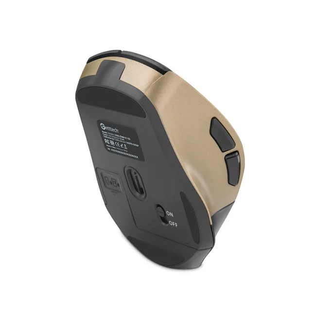 Getttech GGM-STDBW-01-GD ratón Oficina Diestro RF inalámbrico + bluetooth 7200 DPI image 4