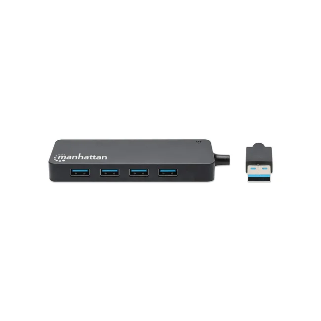Manhattan Hub USB 3.2 Gen 1 de 4 puertos USB-A image 6
