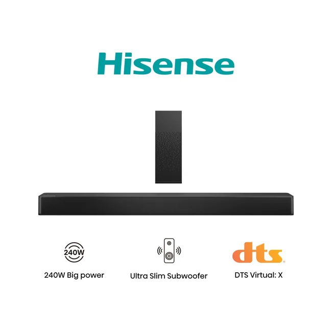 Hisense HS2100 Negro 2.1 canales 240 W