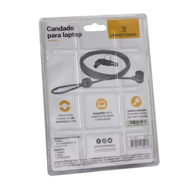 Perfect Choice PC-160076 cable antirrobo Acero inoxidable 2 m image 8