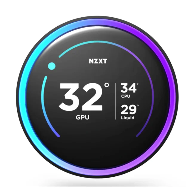 NZXT Kraken Elite 240 RGB Procesador Refrigerador de líquidos todo en uno 12 cm Negro 1 pieza(s) image 4