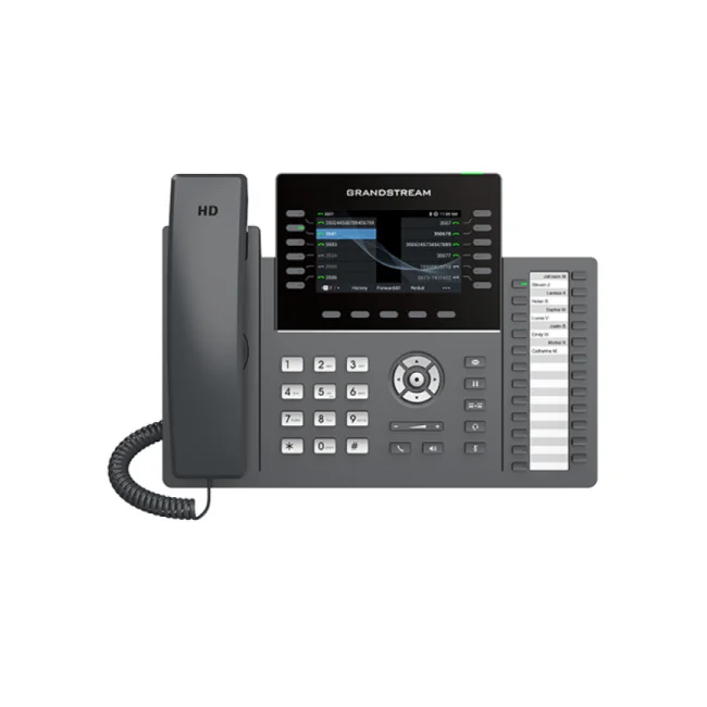 Grandstream Networks GRP2636 teléfono IP Negro 12 líneas LCD Wifi
