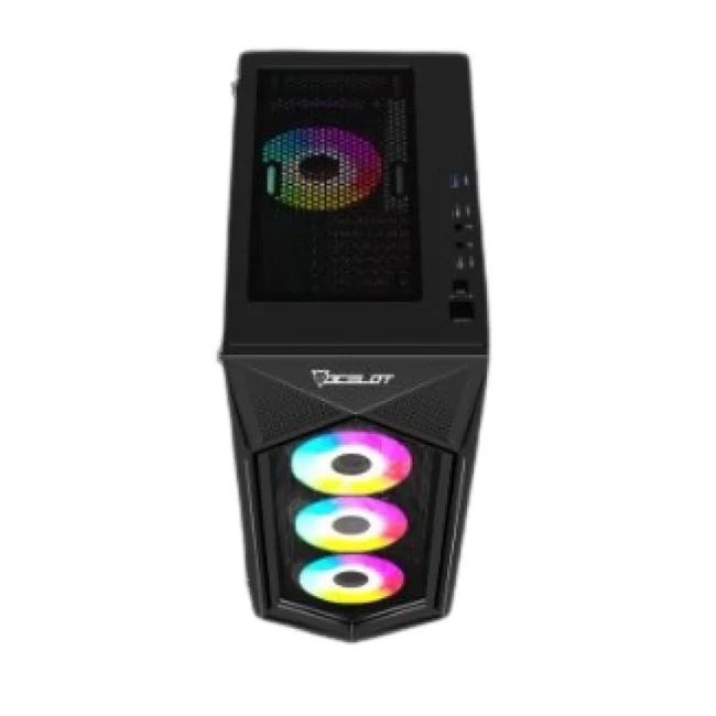Ocelot Gaming POLYGON-E5 gabinete de computadora Negro image 7