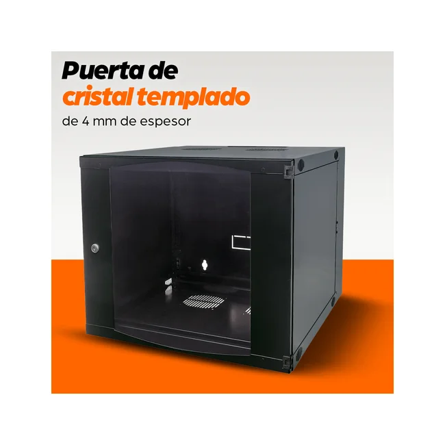 Intellinet 713863 armario rack 12U Bastidor de pared Negro image 13