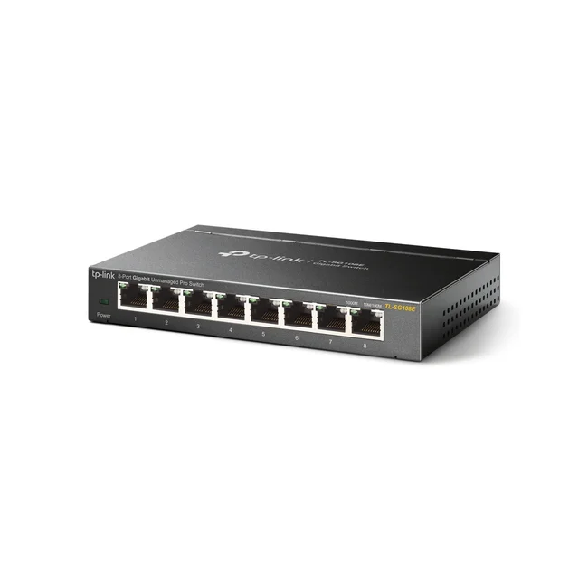 TP-Link TL-SG108E dispositivo de redes Gestionado L2 Gigabit Ethernet (10/100/1000) Negro image 7