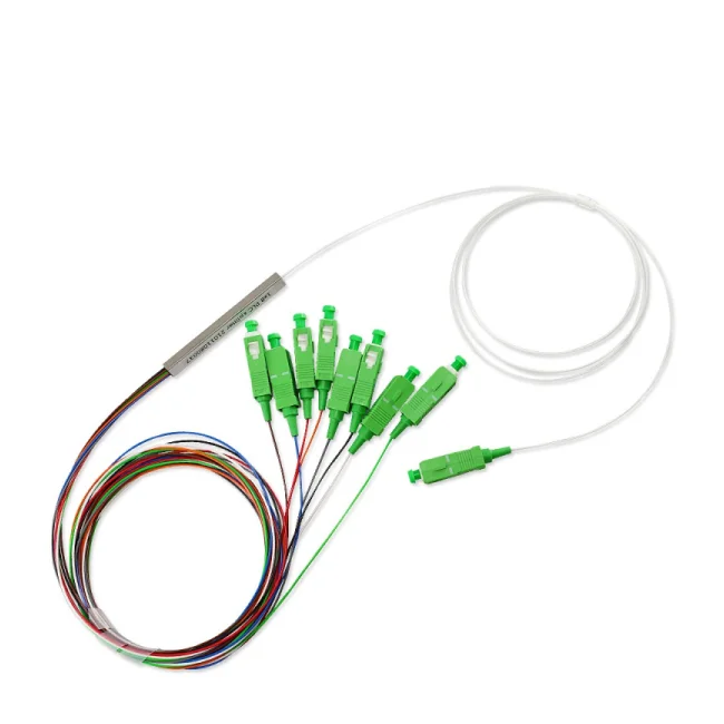 Enson ENS-PLC1X8 divisor o combinador de cable Divisor de señal para cable coaxial Multicolor