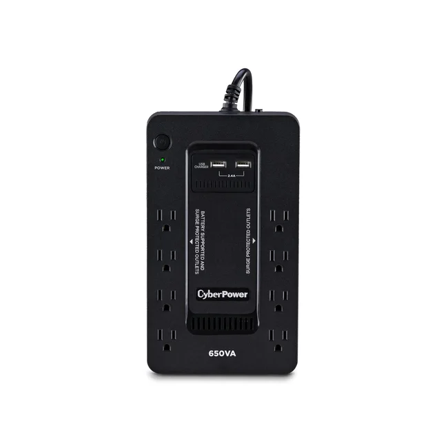 CyberPower SX650U sistema de alimentación ininterrumpida (UPS) En espera (Fuera de línea) 650 kVA 360 W 8 salidas AC image 2