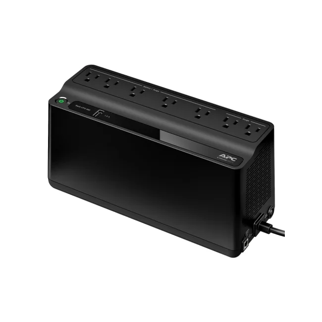 APC BE600M1-LM sistema de alimentación ininterrumpida (UPS) 0.6 kVA 330 W 7 salidas AC