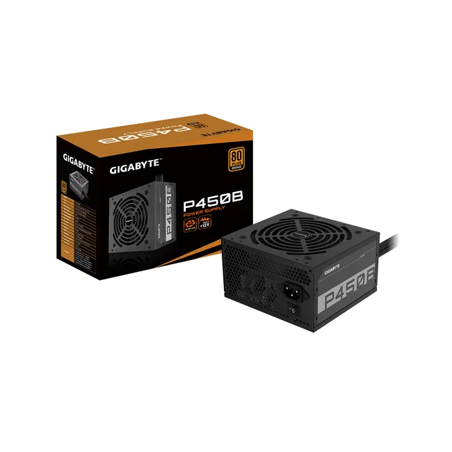 GIGABYTE P450B unidad de fuente de alimentación 450 W 20+4 pin ATX ATX Negro image 11