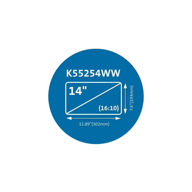 Kensington K55254WW filtro para monitor 35.6 cm (14") Computadora portátil image 8