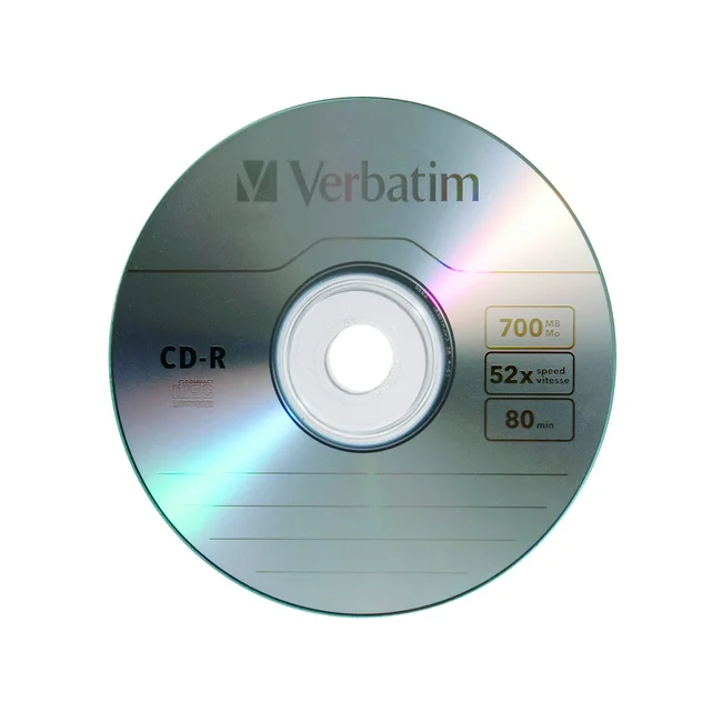 Verbatim Standard 120mm CD-R Media 700 MB 52x 50 pieza(s) image 3