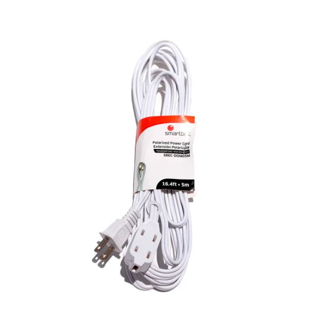 Smartbitt SBEC-DOM05M extensión de corriente 5 m 3 salidas AC Interior Blanco image 4