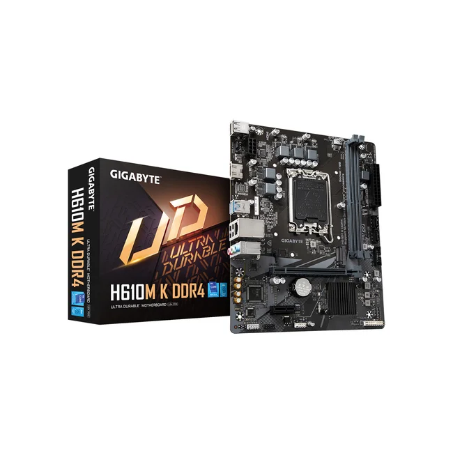 GIGABYTE H610M K DDR4 placa base Intel H610 Express LGA 1700 Micro ATX