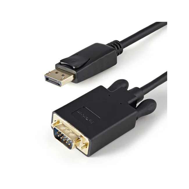 StarTech.com Cable 91cm de Video Adaptador Convertidor DisplayPort DP a VGA - Activo - 1080p - Negro