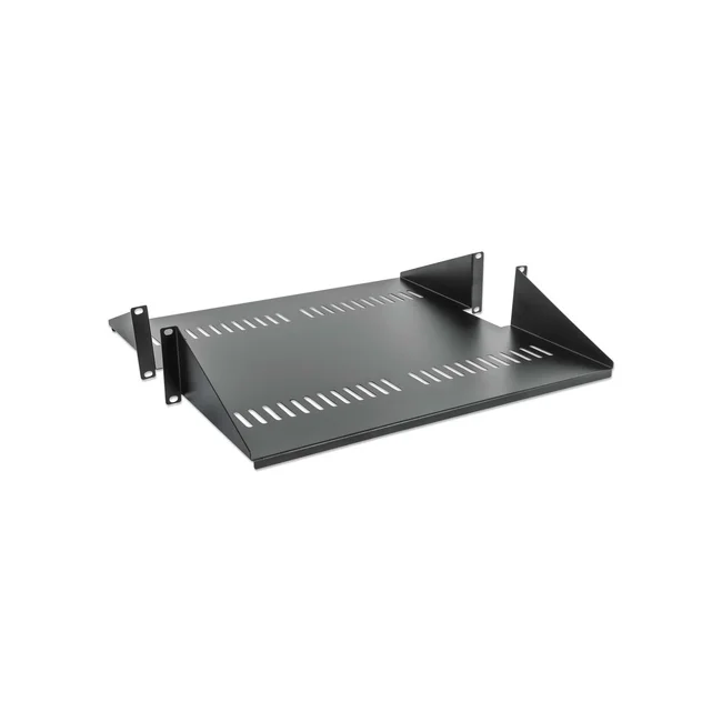 Intellinet Charola de doble cara de 19" para bastidores de marco abierto de 2 postes, 2U, charolade doble cara para rack de 19", 450 mm (17.71 pulg.) de profundidad, ventilado, negro image 4