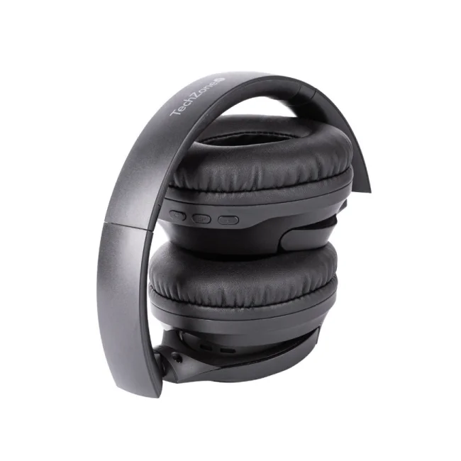 TechZone TZDJ02 audífono y auriculare Auriculares Inalámbrico y alámbrico Diadema Llamadas/Música USB Tipo C Bluetooth Negro image 5