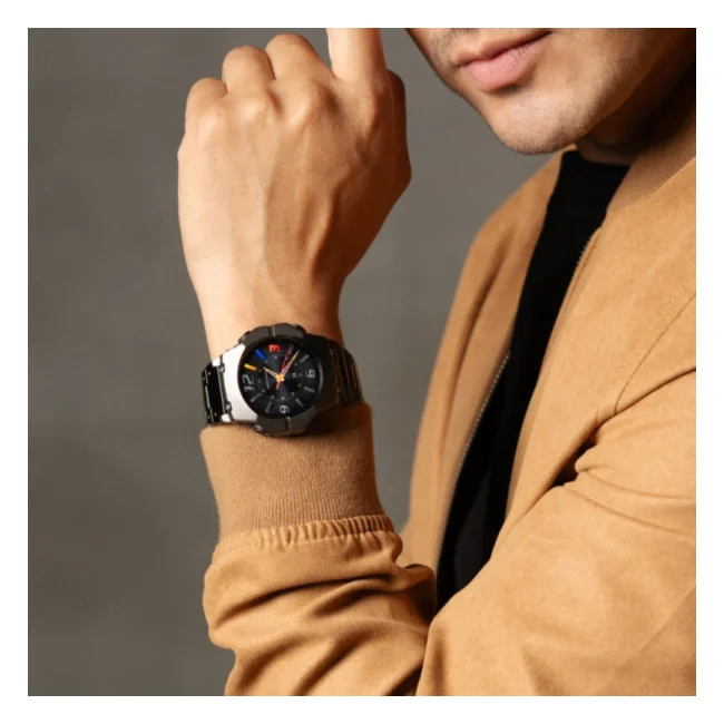 Perfect Choice PC-270188 reloj inteligente y deportivo 5.11 cm (2.01") AMOLED 45 mm Híbrido 240 x 296 Pixeles Pantalla táctil Negro image 9